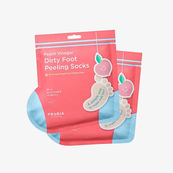 Шкарпетки для педикюру з ароматом персика Frudia My Orchard Peach Foot Peeling Mask 40 гр