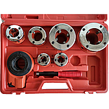 Набір для нарізання різьби 10 ел. Onex OX-413 набір для нарізання різьби для труб, фото 3