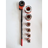 Набір для нарізання різьби 10 ел. Onex OX-413 набір для нарізання різьби для труб, фото 5