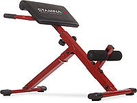 Лава для гіперекстензії Stamina X, Регульований та складний римський стілець із додатком Smart Workout