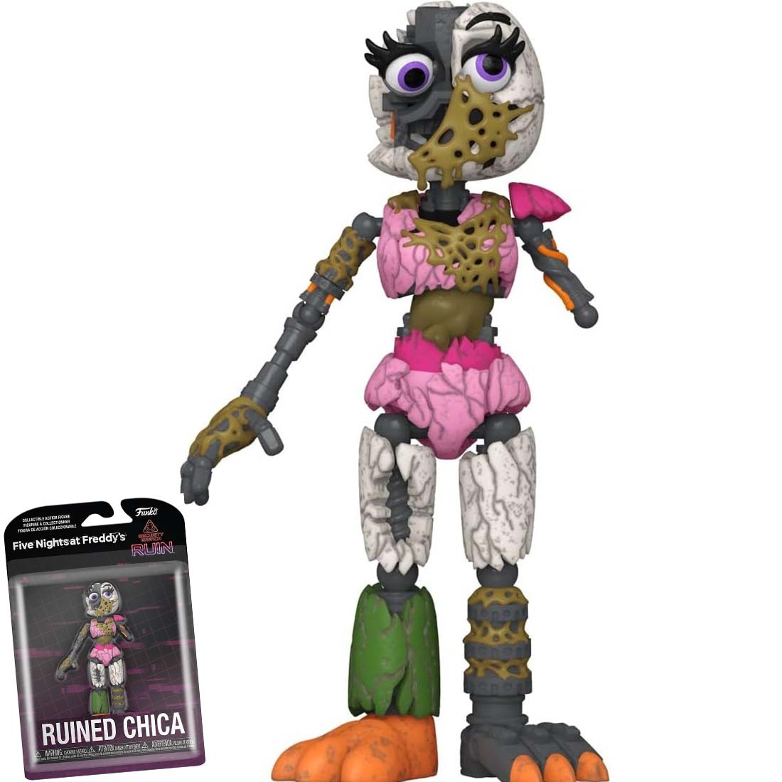 Фигурка Фанко Цыпленок Чика - Тикай Funko Pop!: Five Nights at Freddy's RUIN - Chic 59683 Фигурка Фанко Цыпленок Чика - Тикай Funko Pop!: Five Nights at Freddy's RUIN - Chic 59683