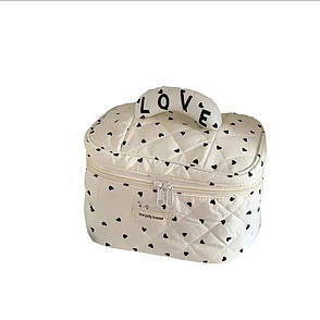Косметичка органайзер жіночий дорожній на блискавці з написом LOVE