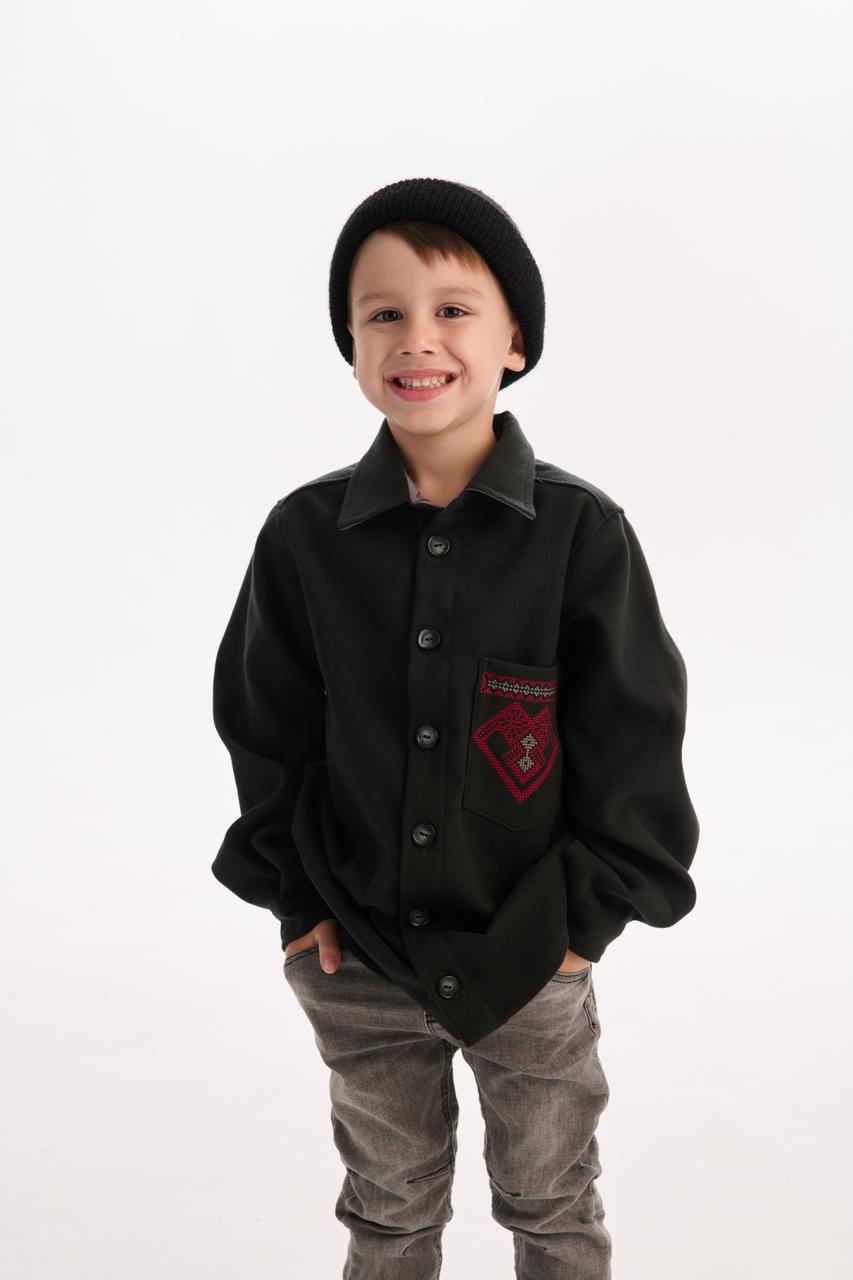 Кашемірова сорочка для хлопчика MEREZHKA "Витязь"