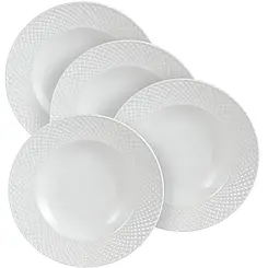 Набір супових порцелянових тарілок Krauff Brilliant collection 222 мм 4 штуки 21-316-008