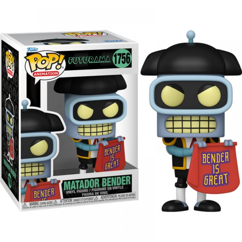 Фігурка Funko Pop Futurama - Matador Bender