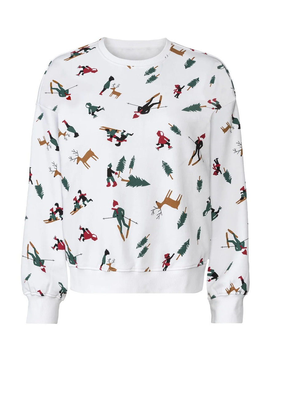 Світшот жіочий новорічний на флісі, фото 1