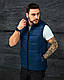 Чоловічий дутий жилет на весну і осінь без капюшону, фото 7