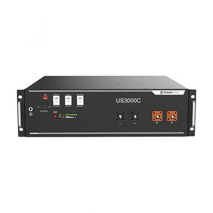Акумуляторний блок Pylontech US3000С (3,5 кВт·год / 48 В), фото 1