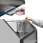 Теплова вітрина для попкорну на декілька секцій, вітрина з підігрівом для зберігання попкорну, вітрина для продажу попкорну, фото 5