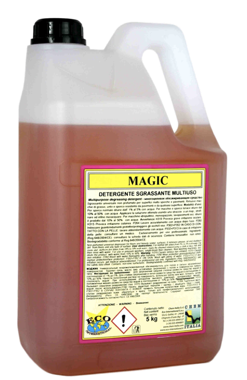 Знежирювальний мийний засіб для підлог та жирних поверхонь MAGIC 5л