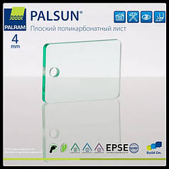 Монолітний полікарбонат PALSUN прозорий 4 мм