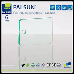 Монолітний полікарбонат PALSUN прозорий 6 мм