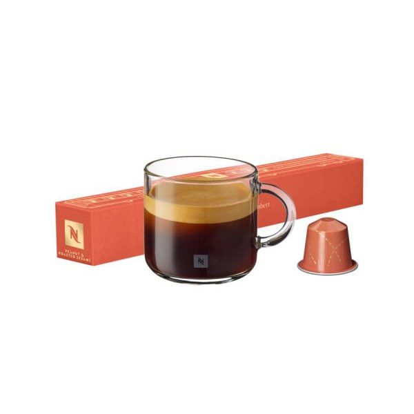Кава в капсулах Nespresso Peanut and Roasted Sesame 6 тубус Швейцарія Неспресо