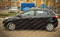 Вітровики вікон Кіа Ріо 3 хетчбек (дефлектори бічних вікон Kia Rio 3 JB)