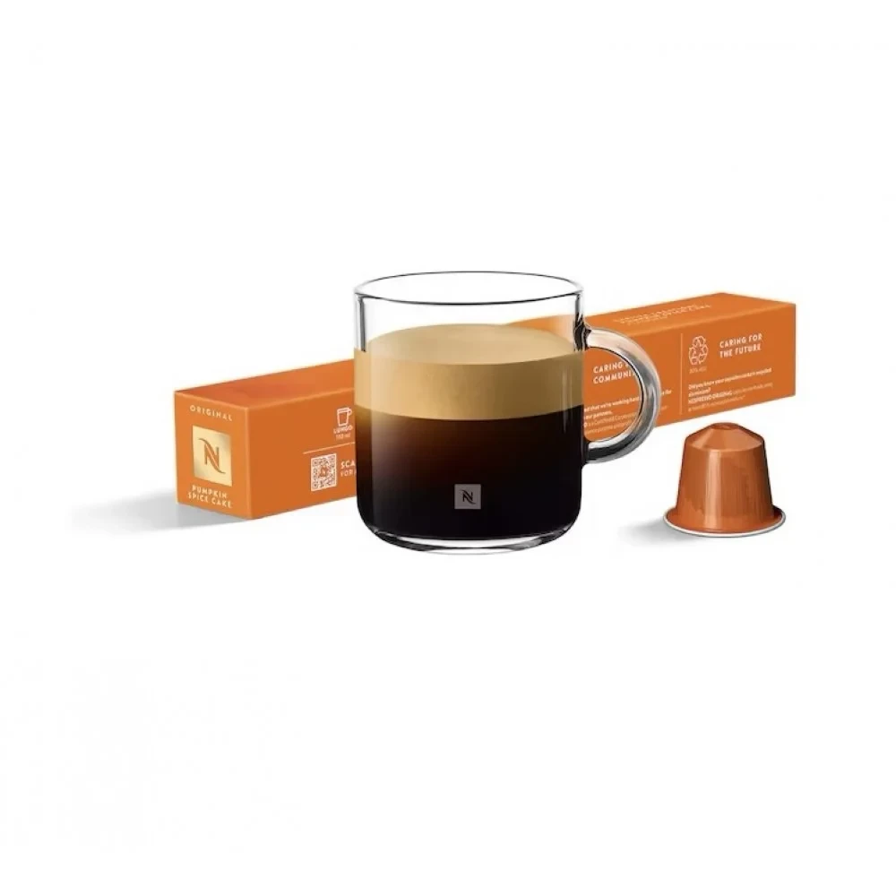 Кава у капсулах Nespresso Pumpkin Spice Cake 6 тубус Швейцарія Неспресо