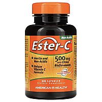 American Health, Ester-C із цитрусовими біофлавоноїдами, 1000 мг, 120 капсул (500 мг у капсулі)