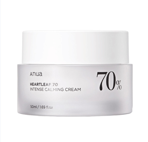 Anua Heartleaf 70% Intense Calming Cream Інтенсивний бар'єрний крем з екстрактом хаутюйнії, 50 мл. До 03/2027