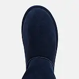 Зимові уги середні сині замша розмір 36 37 38 39, фото 2