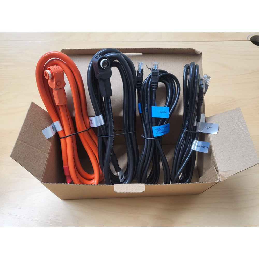 Комплект з'єднувальних кабелів для акумуляторів Pylontech US2000, US3000, US5000 та H48050