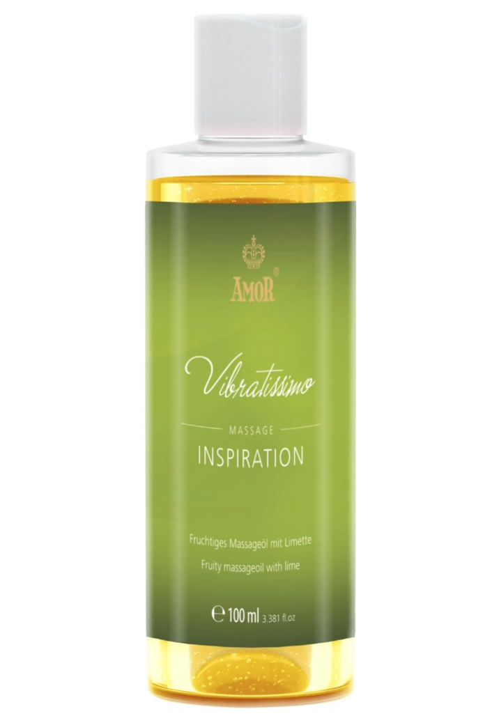 Масажна олія з ароматом лайма Vibratissimo Inspiration, 100 мл.