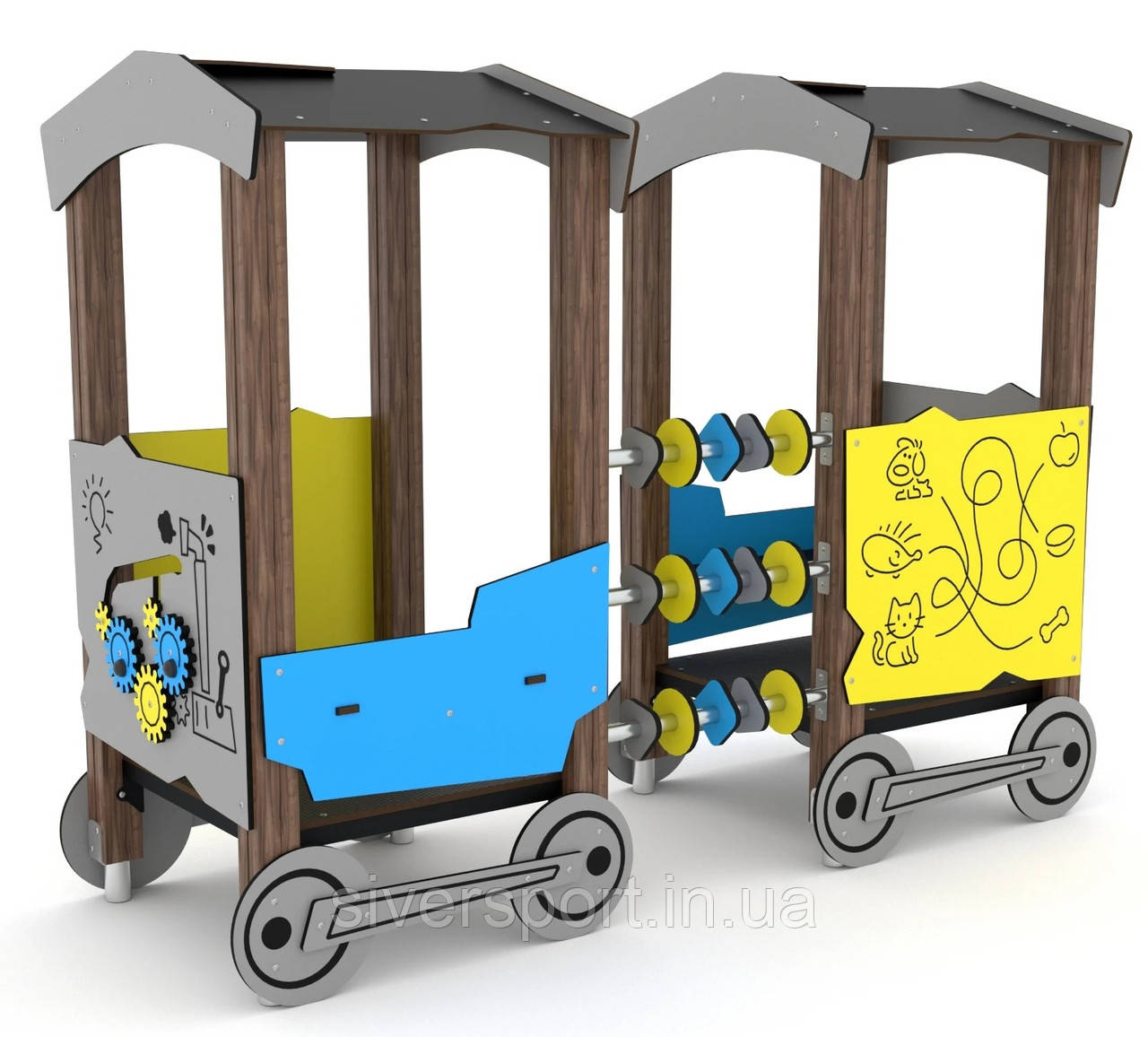 Вагончики (виготовлені з HDPE) SiverSport VP 1552, фото 1