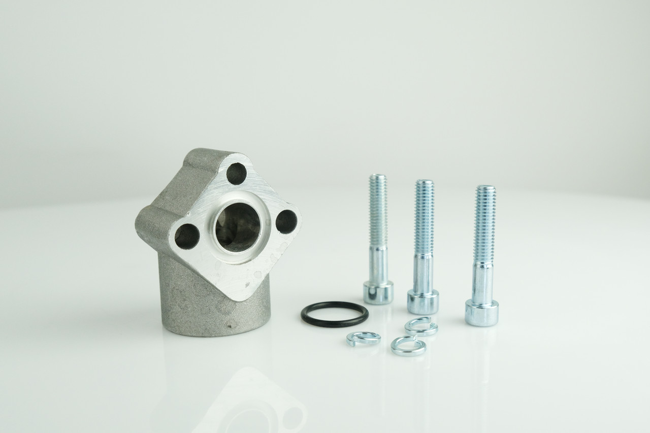 Фланець RP2-034-M алюмінієвий для гідронасосу, G3/4", розболтування 40 мм, OMT