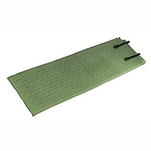 Тактичний каримат самонадувний MIL-TEC Self-inflatable Waffle Matress 186x53х2.5 см/ Надувний матрац для військових, туризму