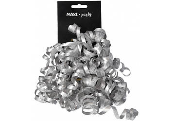 Набір бантиків декор. (2шт) флізелінові №CB6-HY-(2HB)-Silver(24)