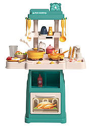 Дитяча пластикова кухня 66 см Lolly Kids LK212 + ефекти та 47 аксесуарів (9800)