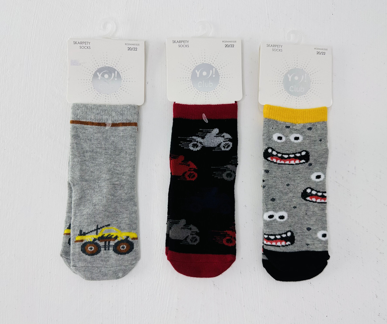 Шкарпетки для хлопчиків Розмір дитячих шкарпеток 12-14 (1-2 роки) (03402(20-22)) Yo!, фото 1