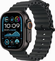 Apple Watch Ultra 2 + LTE 49mm Black Titan Case with Black Ocean Band (MX4P3)