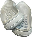 Підошва з поліуретанового матеріалу для жіночого взуття PU 7271, розмір: 36-45, Сіро-білого кольору, фото 3