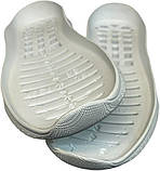 Підошва з поліуретанового матеріалу для жіночого взуття PU 7271, розмір: 36-45, Сіро-білого кольору, фото 4