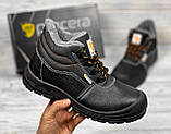 Спецвзуття робочі черевики на хутрі з металевим підноском, черевики захисні зимові, чоловіче робоче взуття, польша, фото 2