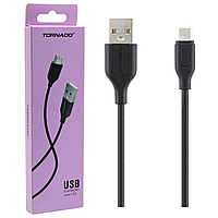 Кабель USB-Micro TORNADO C-1 чорний