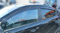 Вітровики вікон Кіа Ріо 3 седани (дефлектори бічних вікон Kia Rio 3 sd)