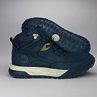 Зимние кожаные ботинки Timm Winter Black тактические для мужчин из натуральной кожи и шерсти ЕК-77