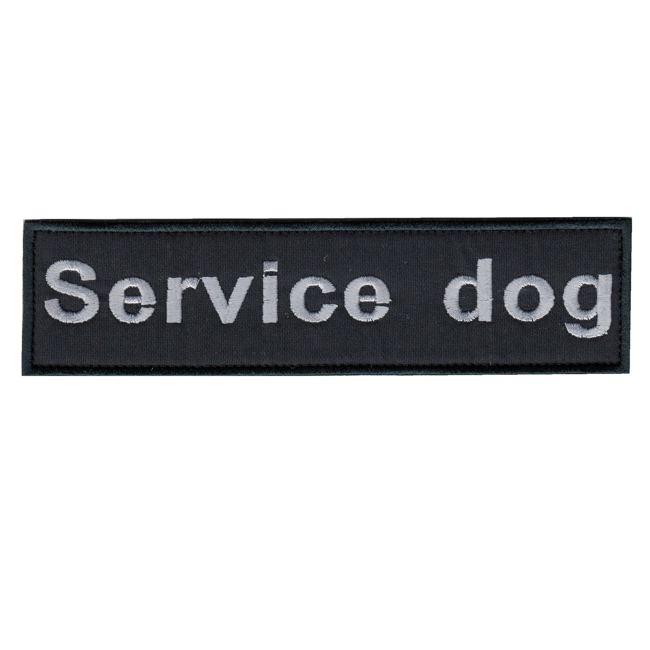 Шеврон SERVICE DOG , на чорному, ЗСУ. 8 см * 3,5 см