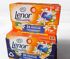 Капсули для прання Lenor 22шт цвіт апельсину та персик