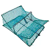 Садок прямокутний - рибальський - складаний - зелений - 45х60х20