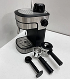 Кавоварка рожкова еспресо на 4 чашки Zepline 2200Вт, фото 3