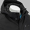 Куртка чоловіча BLACK VINYL (зимова) C24-2517L ЧОРНА 100% поліестер. Утеплювач: Біо пух 48(Р), фото 2