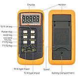 Двоканальний термометр КТ-1370 (-200 °C... +1370 °C) під термопари К-типу, фото 4