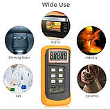 Двоканальний термометр КТ-1370 (-200 °C... +1370 °C) під термопари К-типу, фото 6