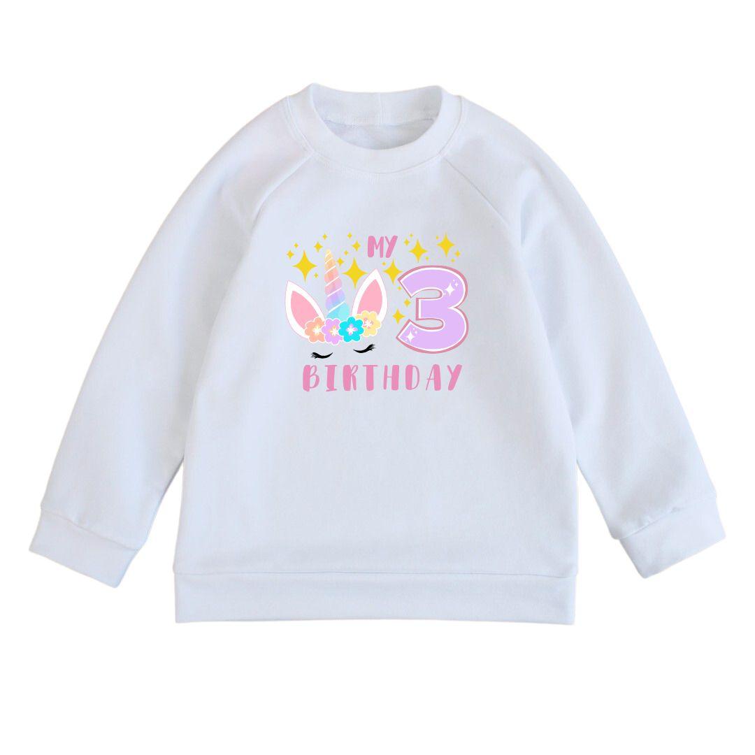 Світшот дитячий з принтом Единоріг 3 роки, фото 1