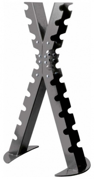 Стійка під гантелі для набору 0,5-10 кг 11 пар Качай Залізо-135 Стійки для гантелей, грифів та дисків