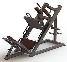 Жим номами під кутом гак машина, комбінований Качай Залізо-322 Профсерія Силові тренажери