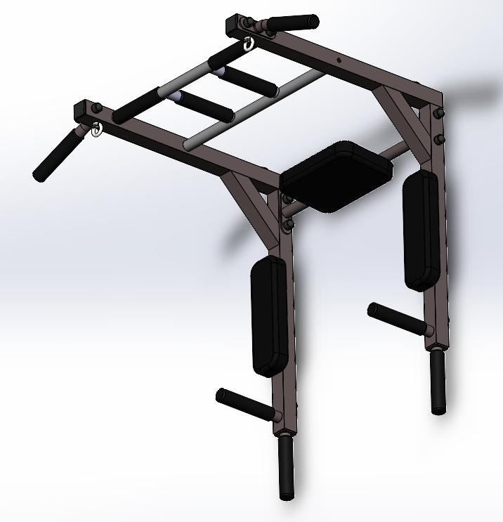 Турнік - бруси - упор для преса KZ-411 Спортивні стінки і турніки для дому