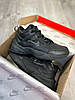 Чоловічі зимові кросівки Nike M2K Tekno mid Black Winter Найк М2К Текно хутро чорні шкіряні теплі високі, фото 7