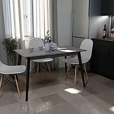 Стіл обідній для кухні  ТУРІН Neman  1180  Оксид мат Р254, фото 2